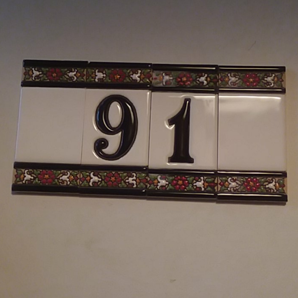 NWOT Ceramic House Number Tiles